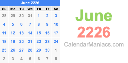 June 2226