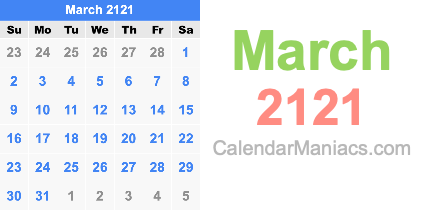 March 2121