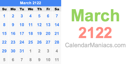 March 2122