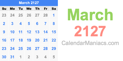 March 2127