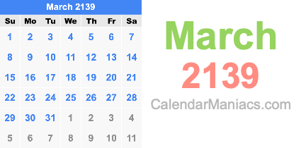 March 2139