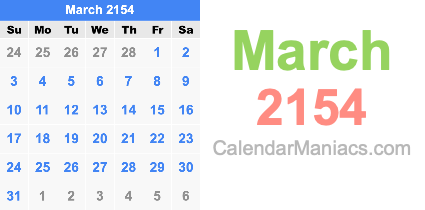 March 2154