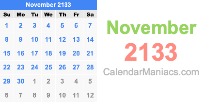 November 2133