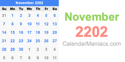 November 2202