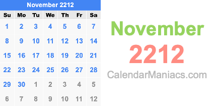 November 2212