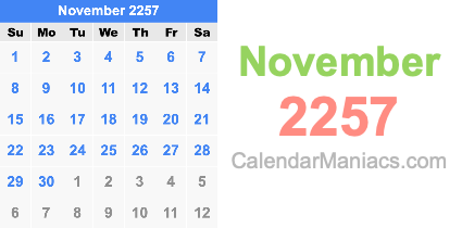 November 2257