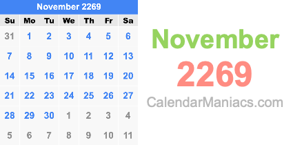 November 2269