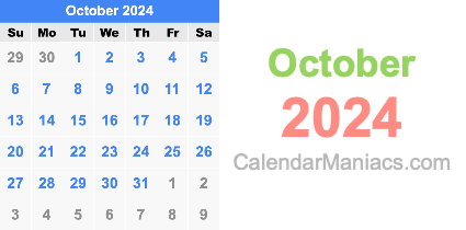 October 2024