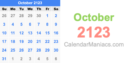 October 2123