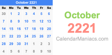 October 2221