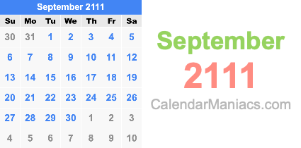 September 2111