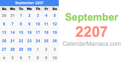 September 2207