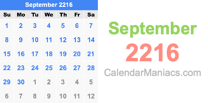 September 2216