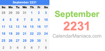 September 2231