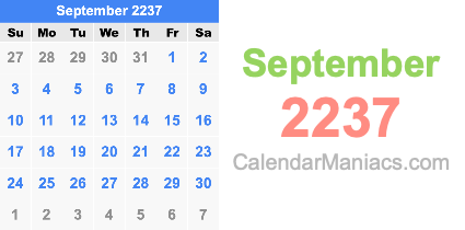 September 2237