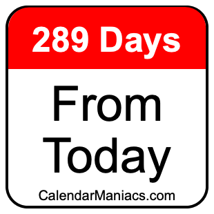 289 days from today