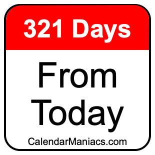 321 days from today