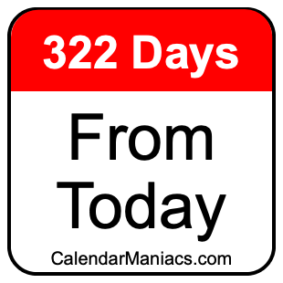 322 days from today
