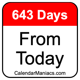 643 days from today