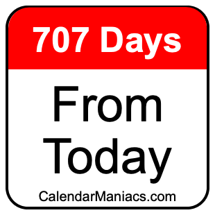 707 days from today