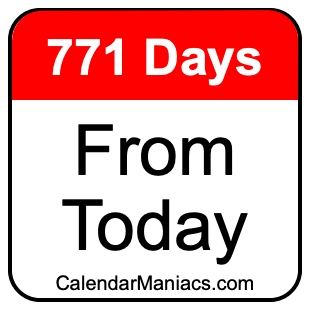 771 days from today