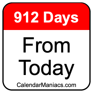 912 days from today
