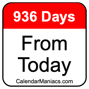 936 days from today