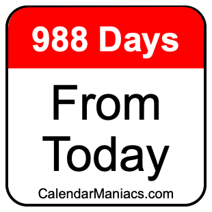 988 days from today