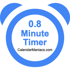 0.8 Minute Timer