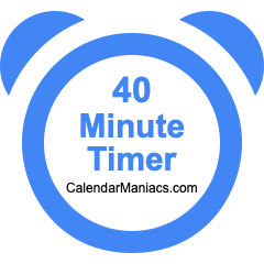 online 40 minute timer