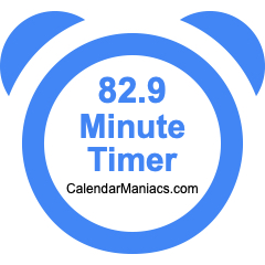 82.9 Minute Timer