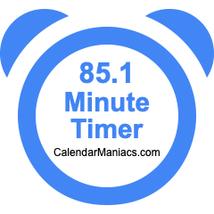 85.1 Minute Timer