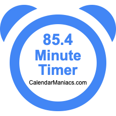 85.4 Minute Timer