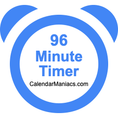 96 Minute Timer