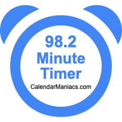 98.2 Minute Timer