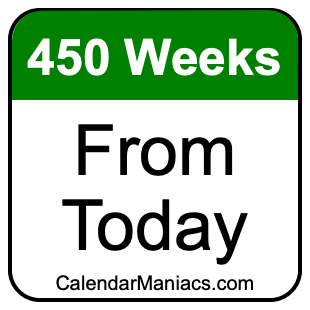 450 weeks from today