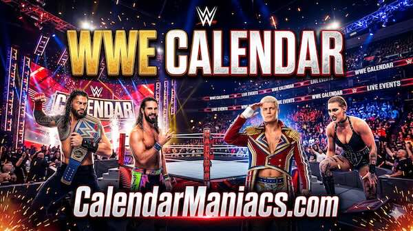 WWE Calendar